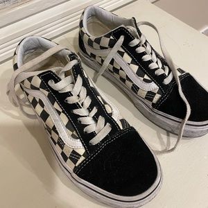 Checkered Vans